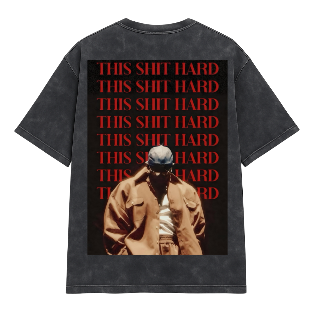 Kendrick lamar (oversized acid washed t-shirt) limited edition
