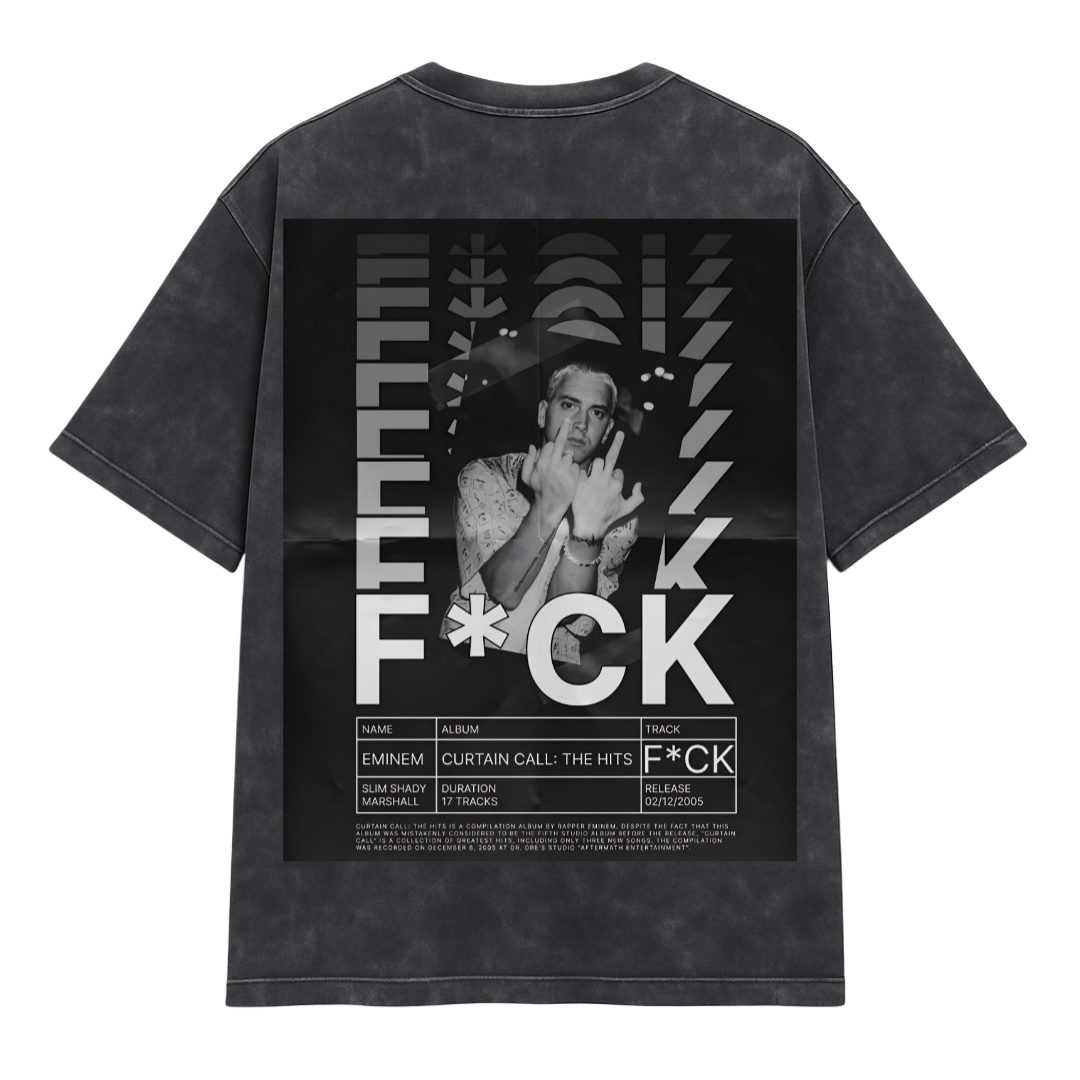 Eminem (over sized acid washed t-shirt) limited edition