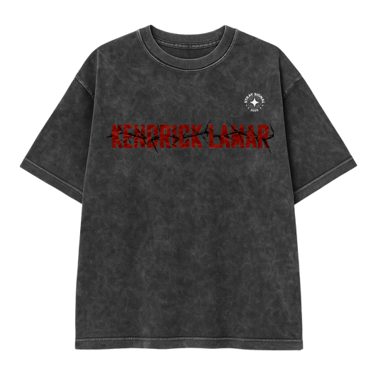 Kendrick lamar (oversized acid washed t-shirt) limited edition