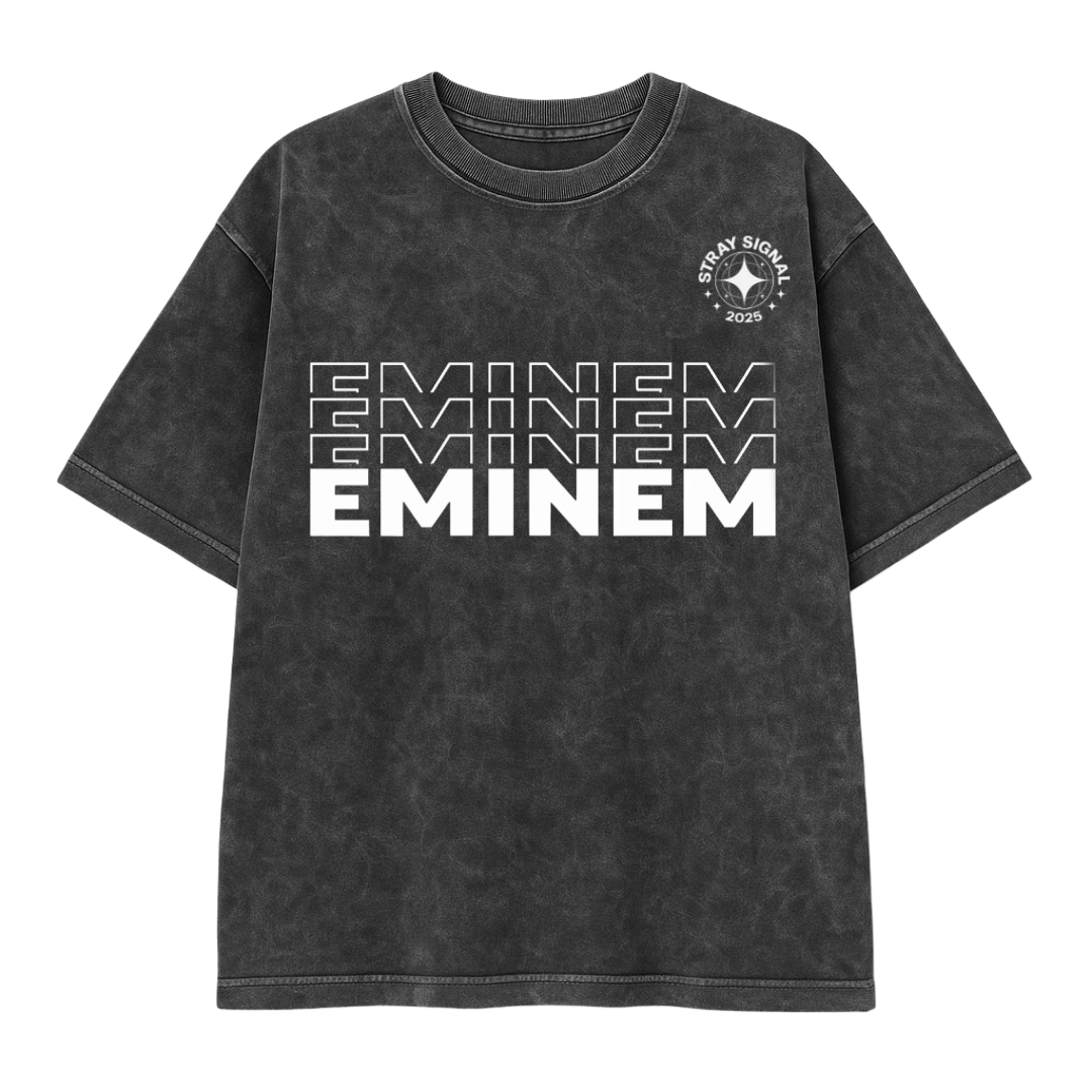 Eminem (over sized acid washed t-shirt) limited edition