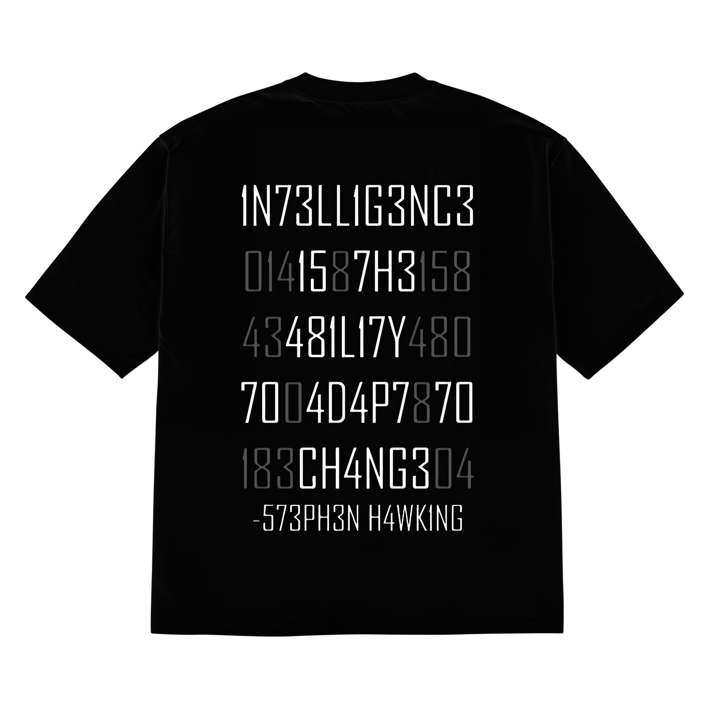 Intelligence is the key ( oversized t-shirt )